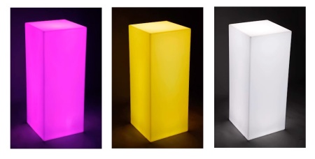 Светильник Колонна 30х50  питание от АКБ, RGB Светильник Колонна 30х50  питание от АКБ, RGB