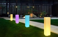 Светильник Колонна 30х30  питание от АКБ, RGB Светильник Колонна 30х30  питание от АКБ, RGB